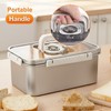 ANYPROLUS Bread Box Stainless Steel Bread Storage for Homemade Bread,