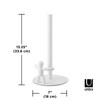 Umbra Buddy Paper Towel Holder Stand for Kitchen Countertop, White
