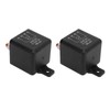 2 Sets 12V Starter Relay Switch 4Pin 200A SPST Heavy