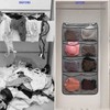 ANIZER Dual Sided Hanging Closet Organizer Durable Socks Stocking Clothes