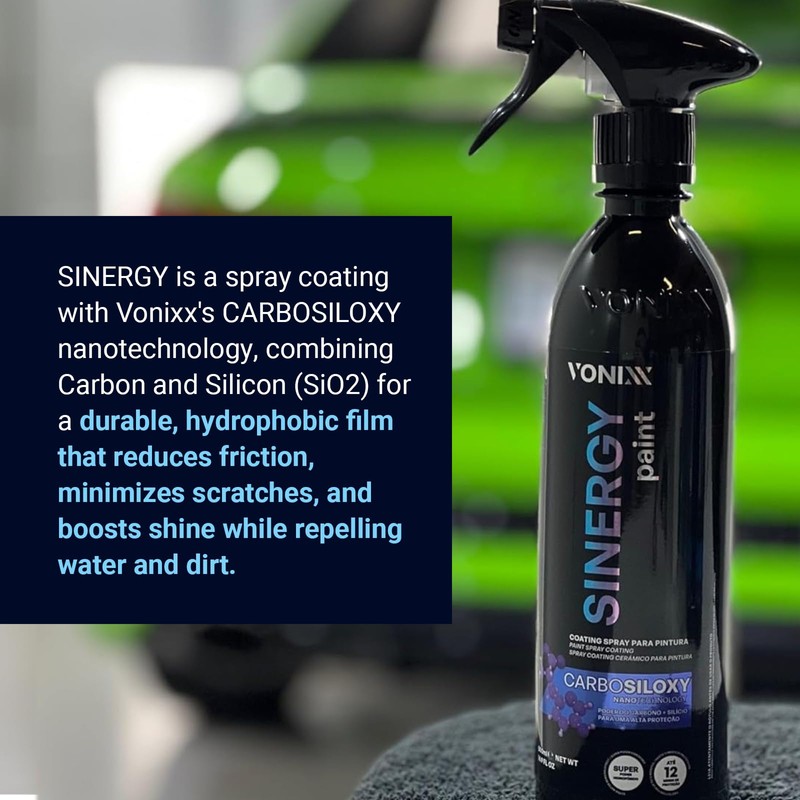 Vonixx Sinergy Paint Spray Coating | CARBOSILOXY Nanotechnology | 12
