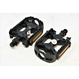 VP Kids Pavement Bike Pedals Black Junior 1/2" One Piece Cranks 12" - 16" Wheel
