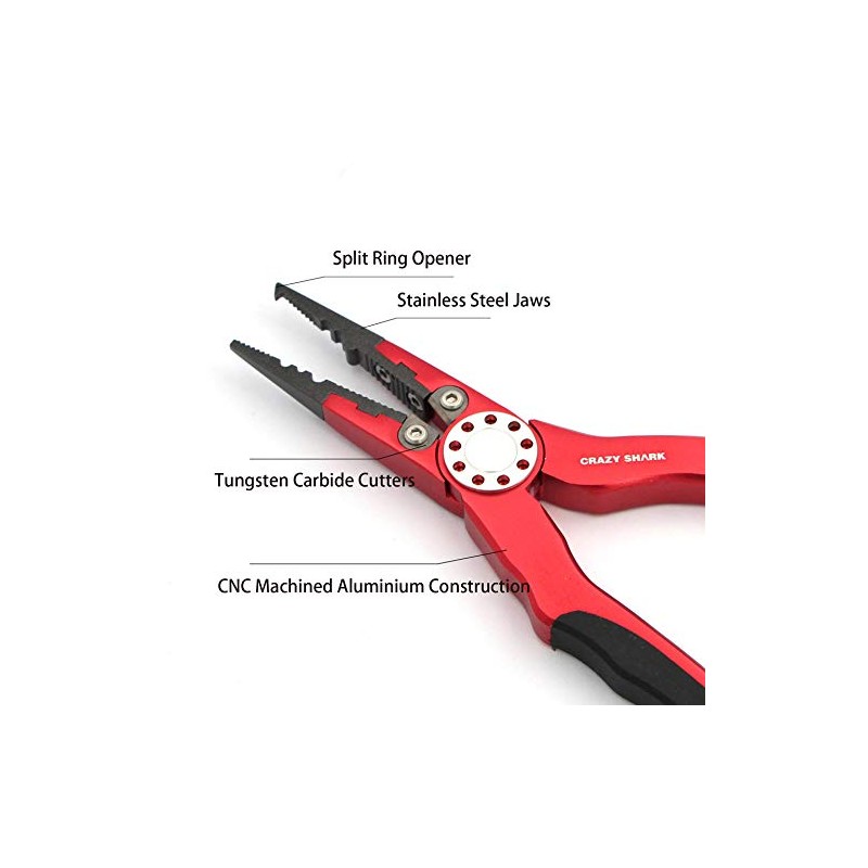 CRAZY SHARK Fishing Pliers Fishing Pliers Fishing Pliers Hook Remover