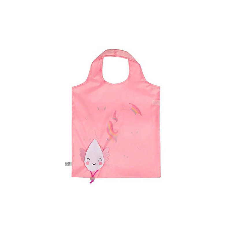 Sass & Belle Rainbow Unicorn Raindrop Foldable Shopping Bag