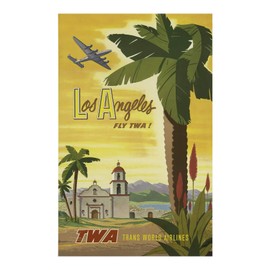 Spiffing Prints Fly TWA Los Angeles