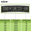 BWSHLF Bike Inner Tube 700x18/25C Bicycle Replacement Butyl Inner Tube