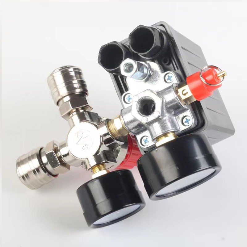 Pressure Regulator Air Compressor SCHolder, Pressure Regulator Compressar with Menometer,