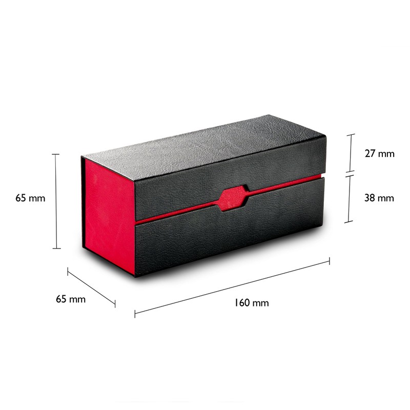 FEFI DUO Hard Case Double Glasses Case for Two Glasses