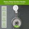 Virelixis Heavy Duty Suction Hooks, Strong Hold Waterproof Hook for