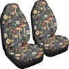 Quelytytrip Mushroom Daisy Print Auto Seat Covers for Cars Trucks