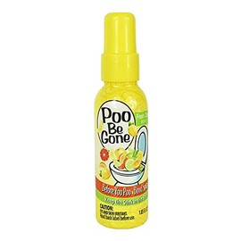 Set of Poo Be Gone Toilet Spray 1.85oz - Before You Go Toilet Bathroom Deodorizer - Features Fresh Citrus Scent and Lavender Scent! (3)