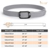 JASGOOD Braided Canvas Stretch Belt Elastic Casual Belt for Men,Women,Junior