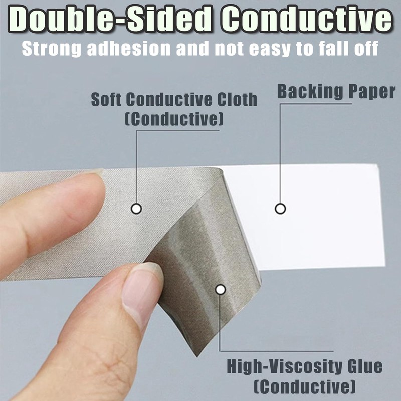 Faraday Cloth Conductive Adhesive High-Shielding Tape Waterproof Conductive Tape for