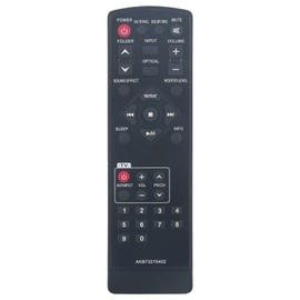 VINABTY AKB73275402 Remote Control Replaces AKB73275402 Soundbar Replaces Remote Control for LG Sound Bar AKB73275402 HLS36W Shs36-d HLS36W Remote Control