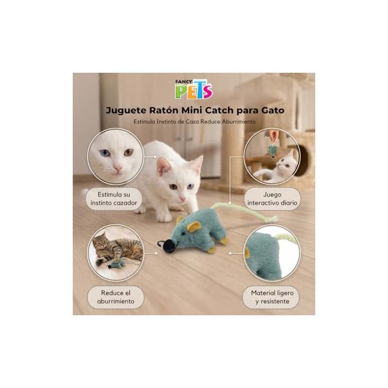Fancy Pets Catch Juguete Raton Mini para Gato