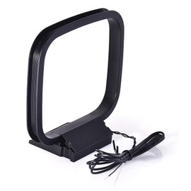 BINGFU AM Loop Antenna, 2 Pin Bare Wire, Compatible with Pioneer Onkyo Yamaha Marantz Pyle Indoor Radio Bluetooth Home Stereo Receiver AV Audio Vedio Home Theater Receiver Power System