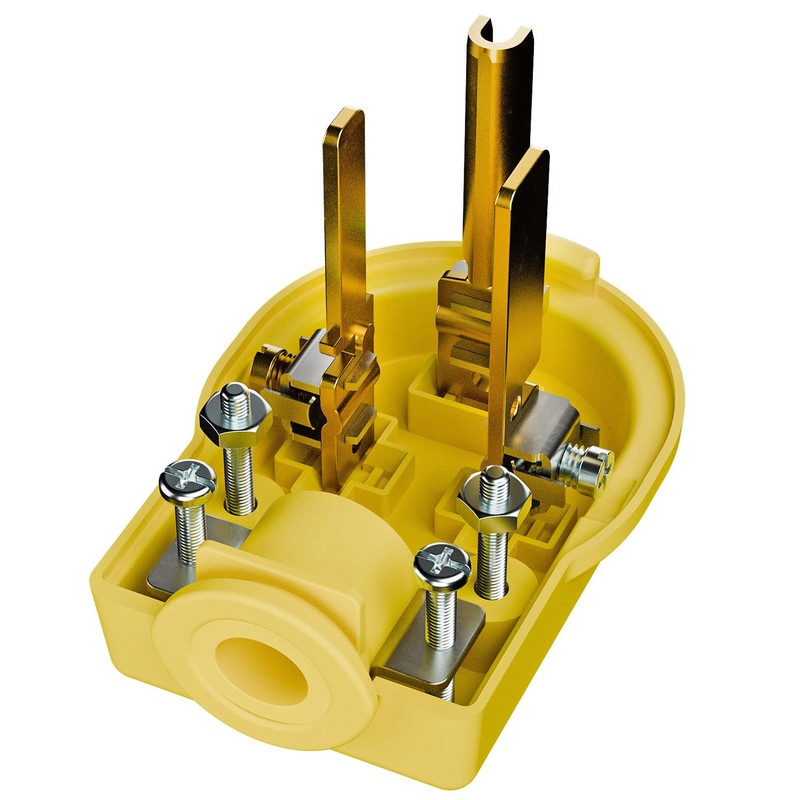 Nema 6-50P Welder Plug,50 Amp 250 Volt Plug, Plugrand 3