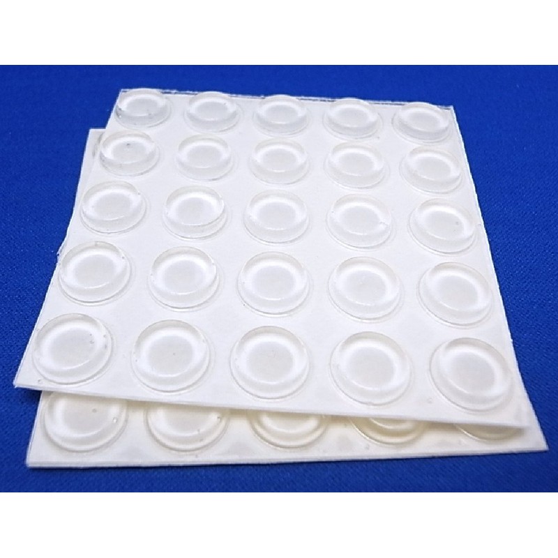 Wake Sangyo CN-1009 Soft Cushion, Transparent, Round 0.5 inches (12.7
