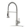 FORIOUS Kitchen Faucet with Pull Down Sprayer, Brushed Nickel Stainless