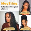 MayTsing Spring Twist Bulk Human Hair for Crochet, Spring Twists,