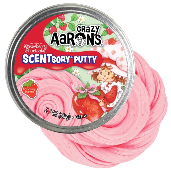 Crazy Aaron's Strawberry Shortcake™ SCENTsory® Putty - Made in USA