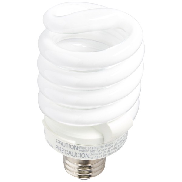TCP 4892341k CFL Pro A - Lamp - 100 Watt Equivalent (23W) Cool White (4100K) Full Spring Lamp Light Bulb