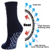 FNOVCO Non Slip Socks for Women Winter Warm Cozy Fuzzy