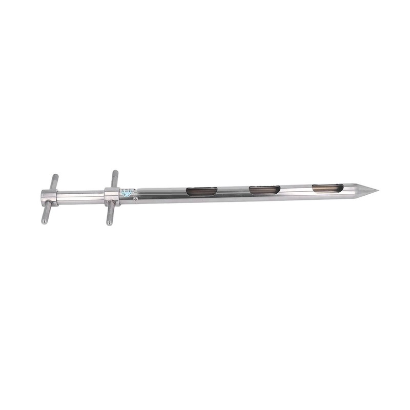 Soil Probe 0.54m 304 Stainless Steel Rotation Handle Pointed Design
