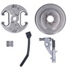 7 Teeth Clutch Drum Oil Pump Kit 17x30mm Gear Iron