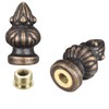 Canomo 2 Packs Lamp Finial Cap Knob Lamp Decoration for