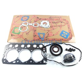 Otobaijeni S3L S3L2 Engine Gasket Kit Full Gasket Set with Head Gasket for Mitsubishi S3L S3L2 Engine Peljob EB250 EB300 EB306 for CAT 303CR 302.5C Engine Repair Aftermarket Parts