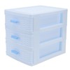 Levemolo Desktop Storage Boxes Plastic Storage Case Drawer Multi-layer Organizer