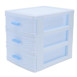 Levemolo Desktop Storage Boxes Plastic Storage Case Drawer Multi-layer Organizer for Office School Home
