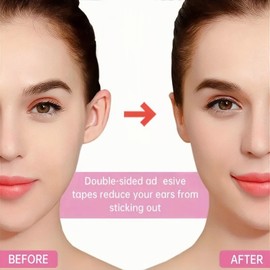 30Pcs Cosmetic Ear Corrector,Solve Big Problem with E/ar Stickers,Invisible E/ar Corrector Adults,Tape for Earrings,Stickers for Fixing Protruding Ear,Clear E/ar Support Patches,Easy to Use
