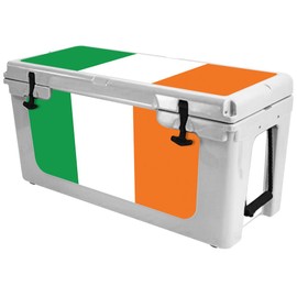 MightySkins (Cooler Not Included) Skin Compatible with RTIC 65 Cooler (2017 Model) - Irish Flag | Protective, Durable, and Unique Vinyl Decal wrap Cover | Easy to Apply | Made in The USA