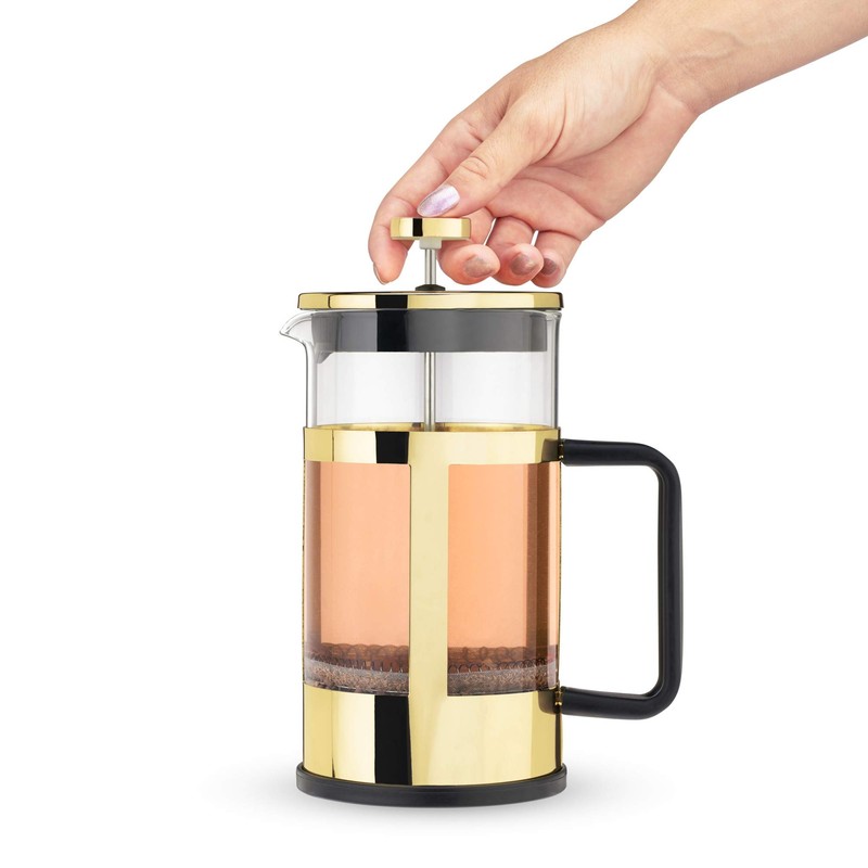 Pinky Up Piper Gold Press Pot, 34 oz