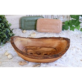 D.O.M.® Rustic Olive Wood Soap Dish in 4 Designs