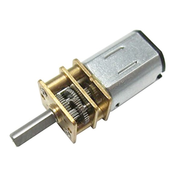CHANCS N20 Small DC Motor 6V 10RPM Shaft Length 10mm Geared Motor with Metal Gearbox Motor for DIY RC Toys