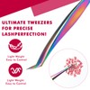 Lash Tweezers for Eyelash Extensions – Precision Fiber Tip Grip
