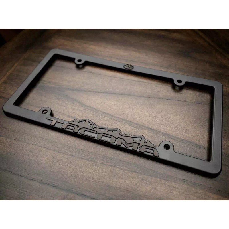 CCG 2 Tacoma Blackout license plate frame Fits Toyota Taco