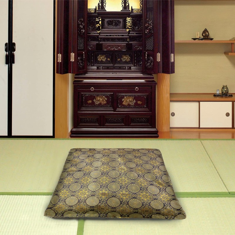 Hagiwara Gozenza Futon Cover, Hana, Approx. 24.4 x 25.2 inches