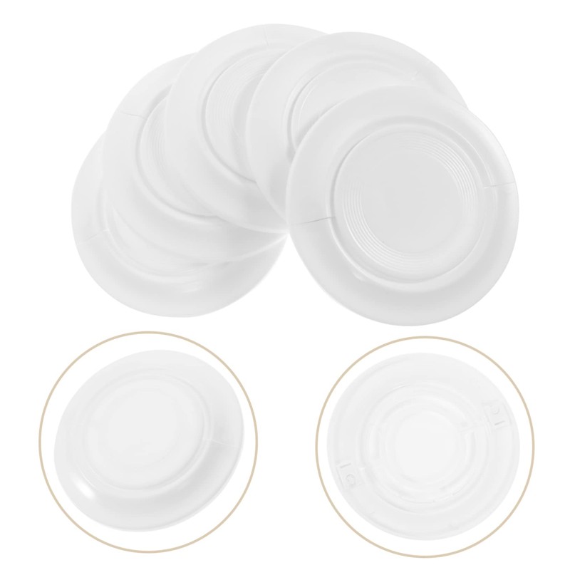 GRIRIW Wall Hole Covers 5 Pack Round Plastic Covers for