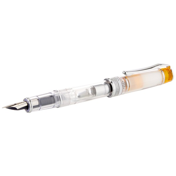 Pilot Prera Iro-Ai Calligraphy-Nib Transparent Orange Body Fountain Pen (FPRN-350R-TOCM)
