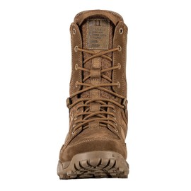 5.11 Tactical Men’s A/T All-Terrain 8-inch Military Style Boots for Snow, Hiking, Work – Non-Zip, Water-Resistant, Dark Coyote, 13 Regular, Style 12422