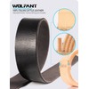 WOLFANT Leather Belt for Men,100% Italian Full Grain Real Solid