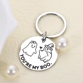Stocking Stuffers for Boyfriend Girlfriend, You Are My Boo Cute Keychain, Christmas Gifts for Bf Gf, Valentines Day Gifts for Her Him, Cute Gifts for Boyfriend, Cute Couple Gifts, Husband Gifts Funny