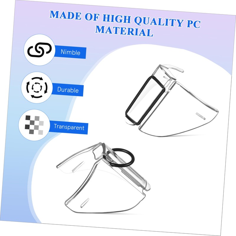 LALAFINA 2Pairs Eye Glasses Side Shields Durable Protector for Eyewear