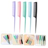 Beavorty 5pcs Hair Comb Men Detangling Pointed Tail Combs for