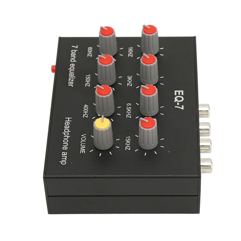 7 Band Graphic Car Sound Equalizer Output Input 12dB High