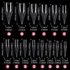 Eagle Claw Nail Extension Tips 140 Pcs Pre-Shaped PP Gel